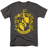 Harry Potter Hufflepuff Crest Men's 18/1 Cotton Short-Sleeve T-Shirt